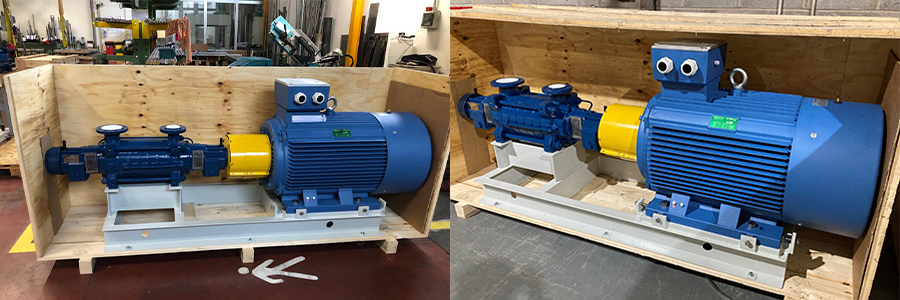 Boiler Feed Pump Packed to ISPM15